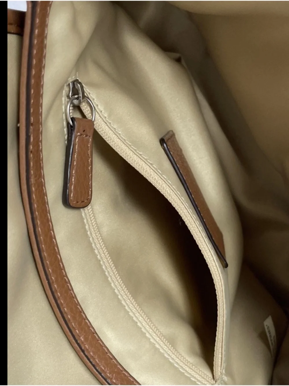 COACH Leather Flap Crossbody Bag Brown Pebble Leather Silver Hardware EUC
